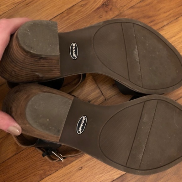 Dr Scholl's Black Platform Sandal - Picture 3 of 7